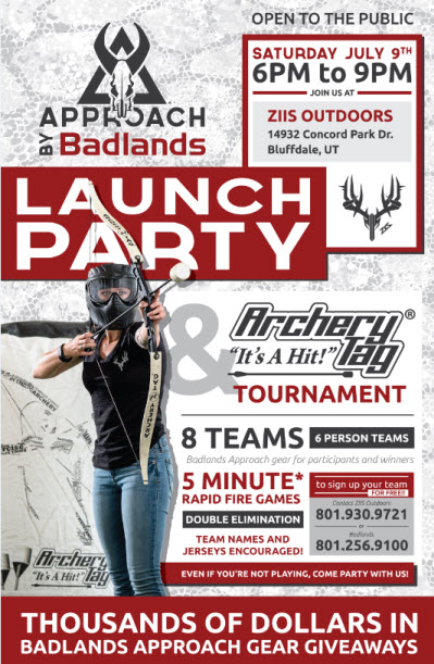 Badlands Launch Party Flier