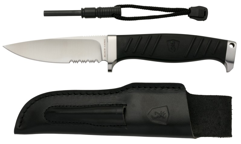Bush Craft Ignite black sheath knife