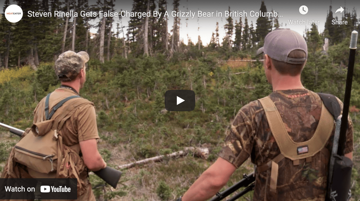 Steven Rinella Rifle Caliber Video: Steven Rinella Charged by a Grizzly Bear – Rack Camp