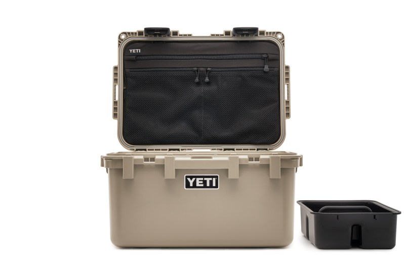 YETI_LoadOutGoBox_Front_Lid-Open_Tan_Caddy-Off-to-Side