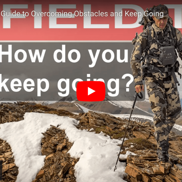 video cover image of a hunter hiking
