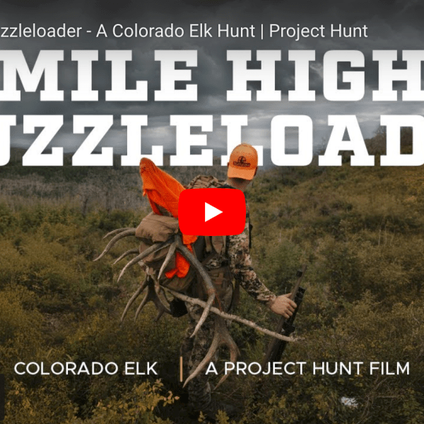 video cover image of a hunter packing out an elk