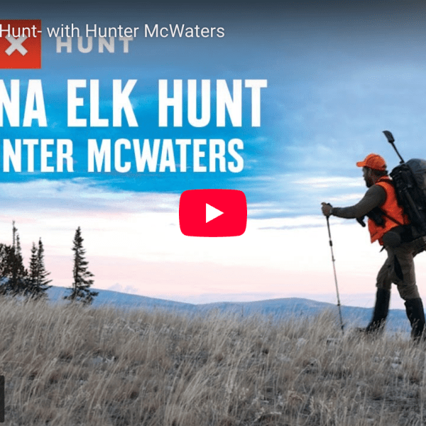 video cover image of a hunter hiking